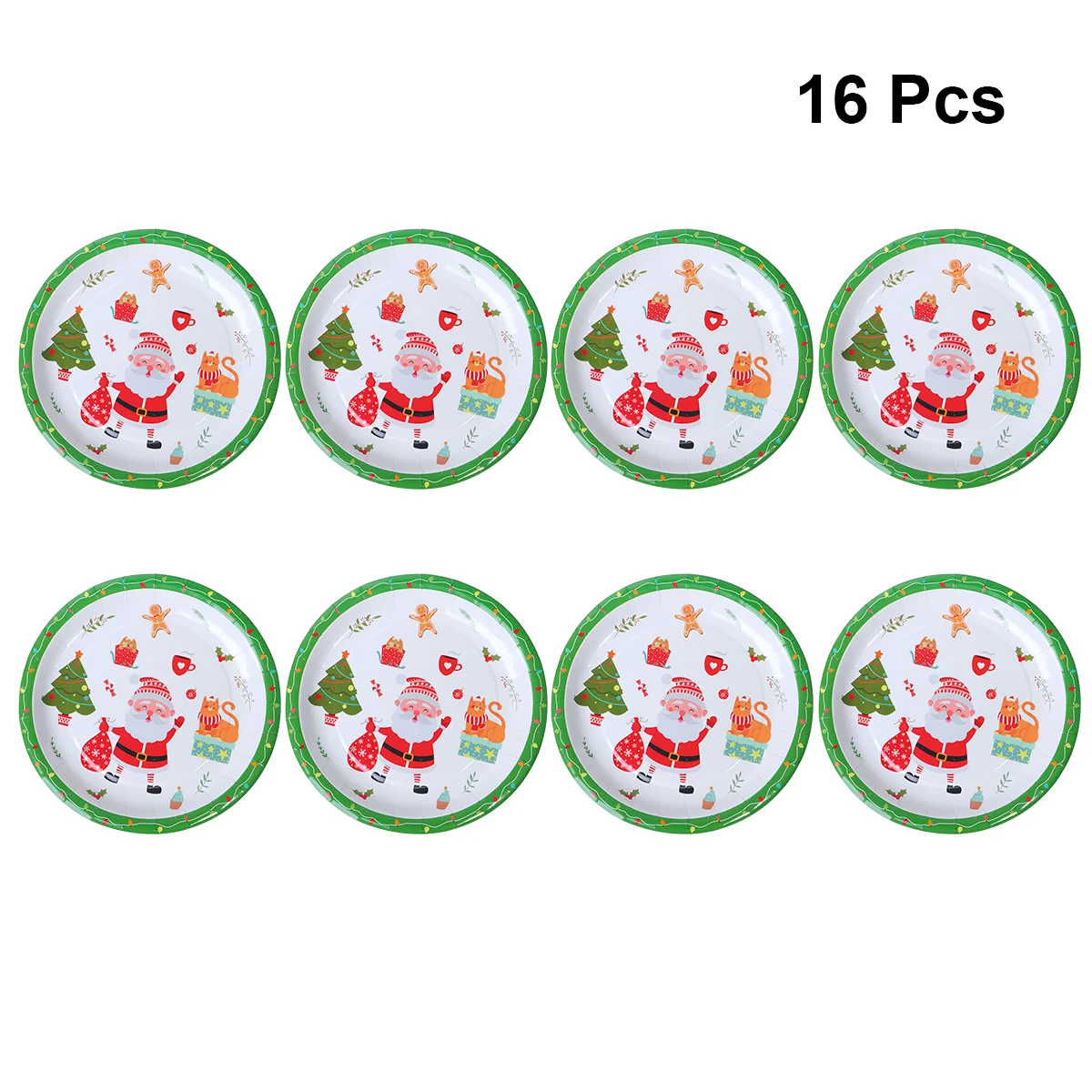 

16pcs Paper Party Dish Party Supplies for Birthday Festival