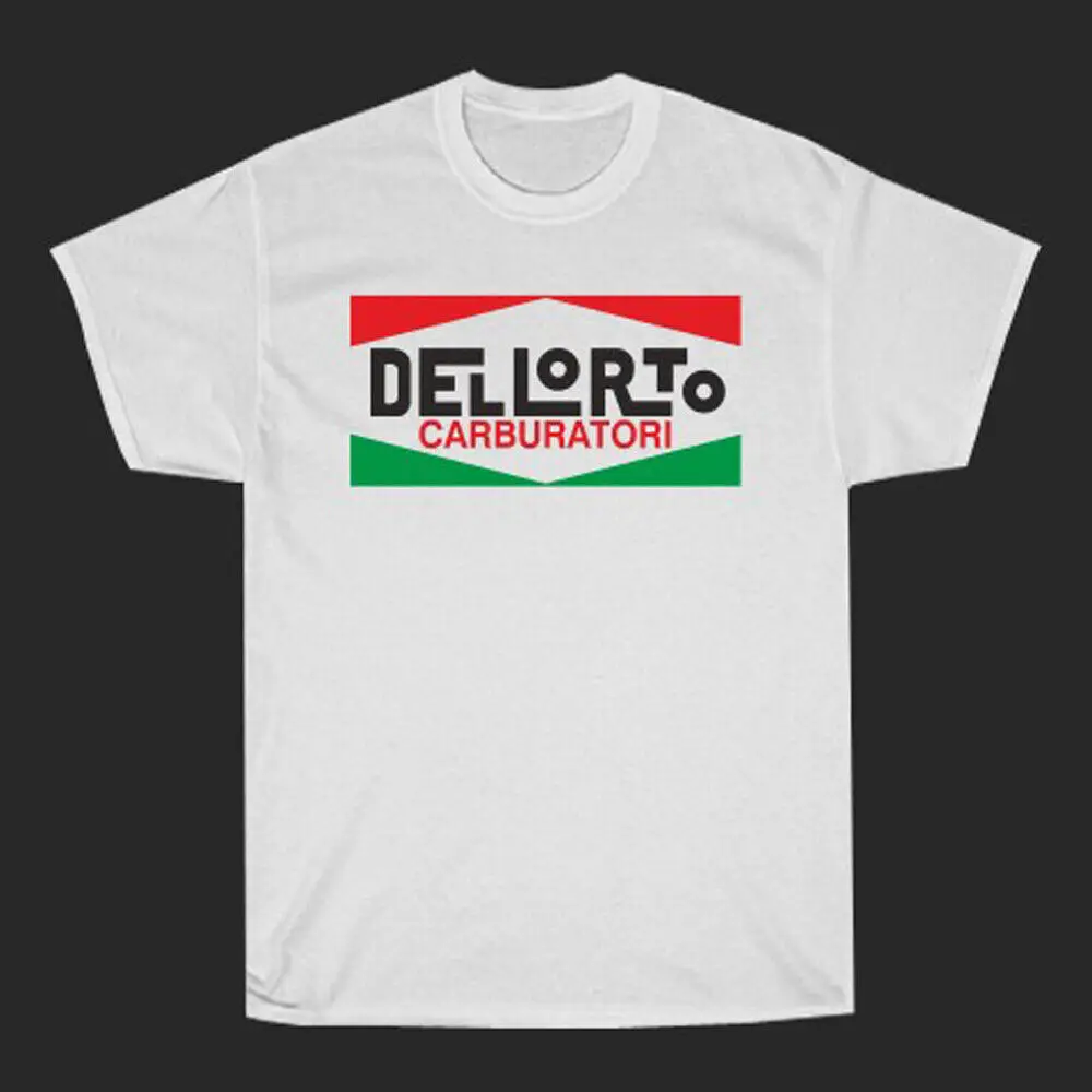 Гоночная футболка Dellorto Carburatori хлопковые футболки роскошный бренд винтажные