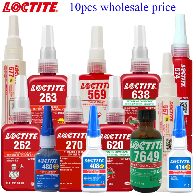 50 мл Loctite 243 542 270 винты клей резьбовой герметик бытовая герметизация труб