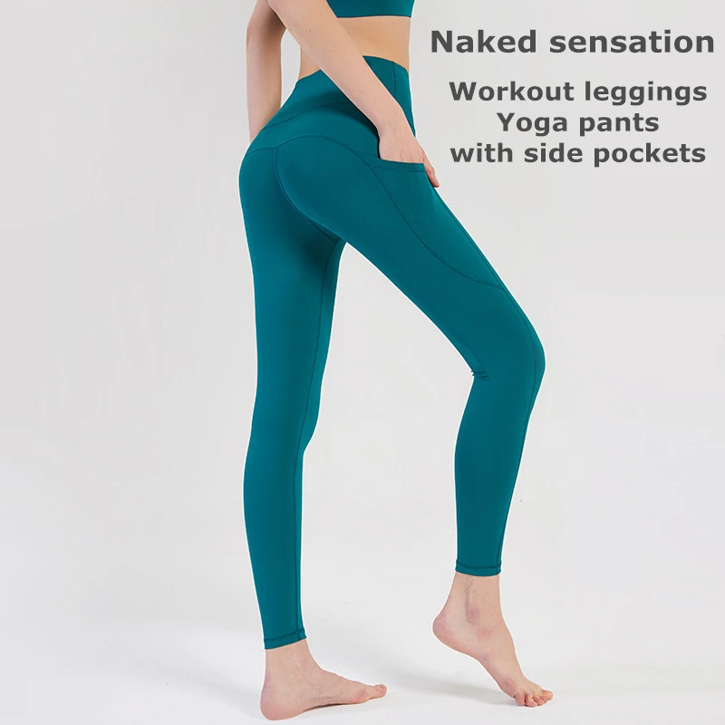 Solid Booty Lifting Side Pockets Sport 