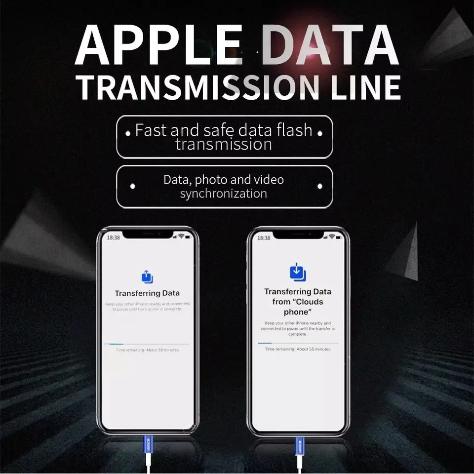Кабель Lightning/Lightning для передачи данных iPhone iPad Видео Фото синхронизации |