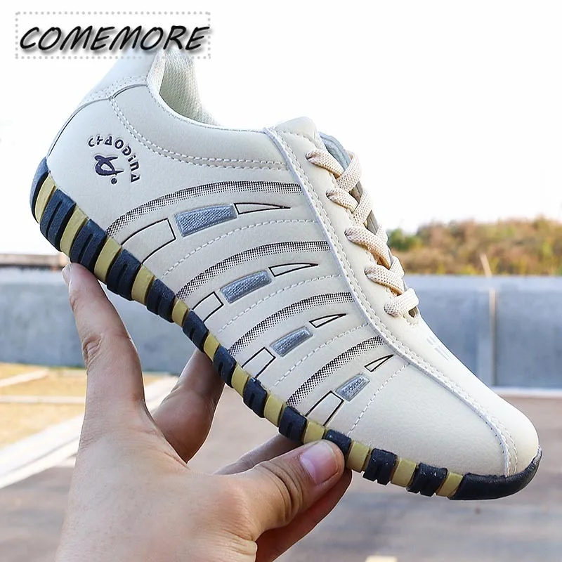 

Женские кроссовки на шнуровке, повседневные Мягкие кроссовки на плоской подошве для прогулок, большие размеры до 41, весна-осень 2023