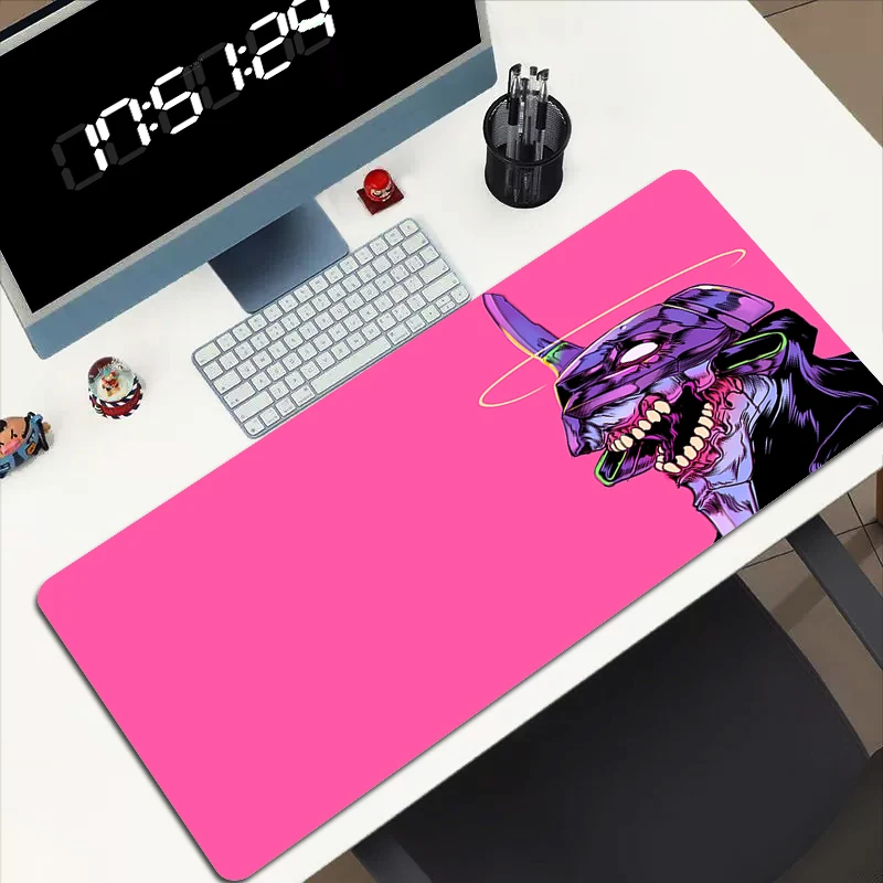 

Gamer Keyboard E-Evangelion Xxl Gaming Mouse Pad Mats Anime Large Pads Accessories Desk Mat Mousepad Pc Mause Protector Mice