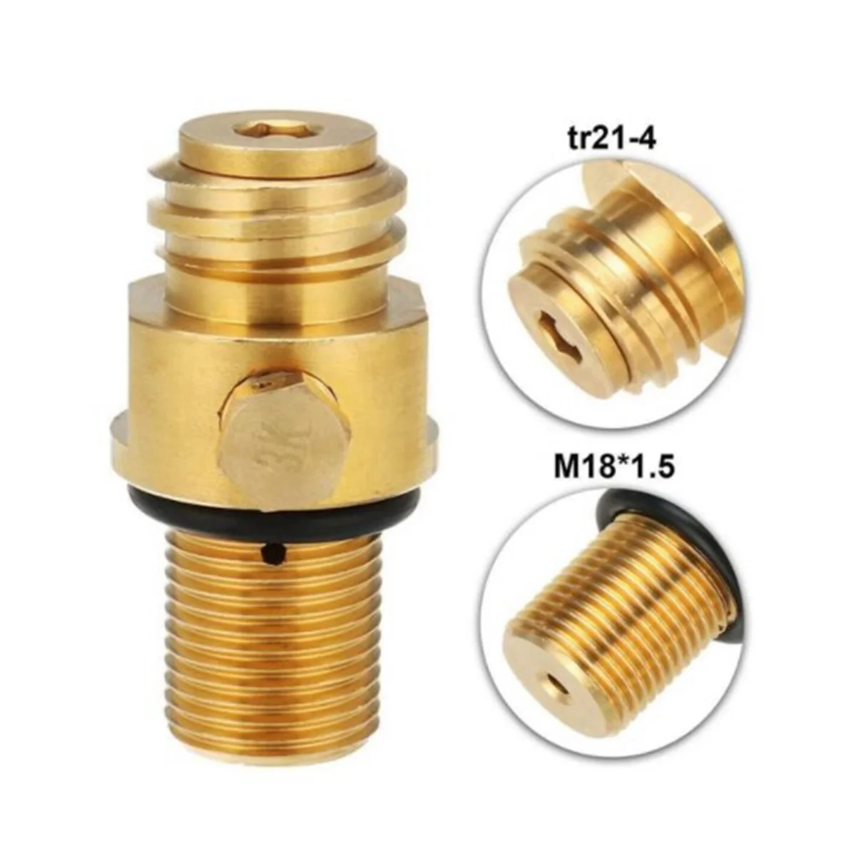 2 шт. M18X1.5 заправка CO2 Клапан адаптер резьбовой преобразователь Замена для SodaStream