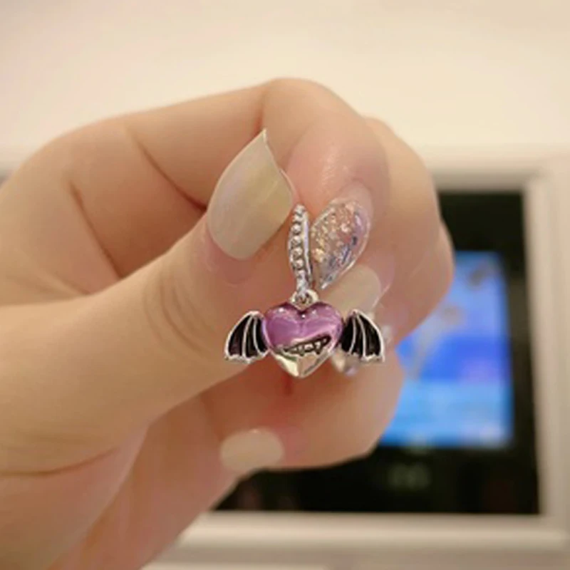 Новинка браслет из стерлингового серебра 925 пробы с ангельскими крыльями