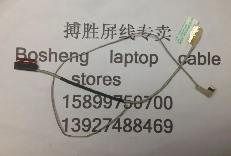 Гибкий кабель для видеоэкрана для ноутбука Lenovo IdeaPad S410P LS41P N410 S410 S510P LS51P N510, ЖК-дисплей, ленточный кабель для камеры