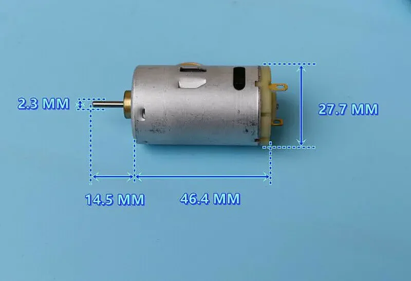 

JOHNSON RS-395 Двигатель постоянного тока 12 В-24 В 11000 об/мин Высокая скорость с охлаждающим вентилятором Большой крутящий момент DIY Игрушечный автомобиль Лодочный вентилятор