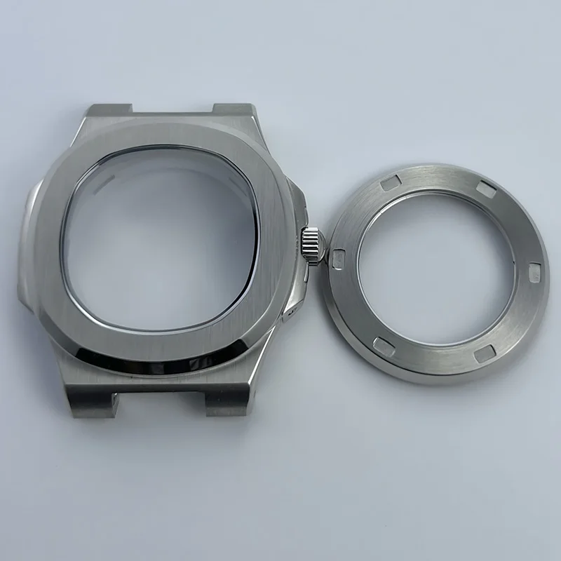 Фото Квадратный корпус часов 41 мм для механизма Seiko NH35 с сапфировым стеклом в стиле Philippe — комплект для изготовления часов, аксессуар №3