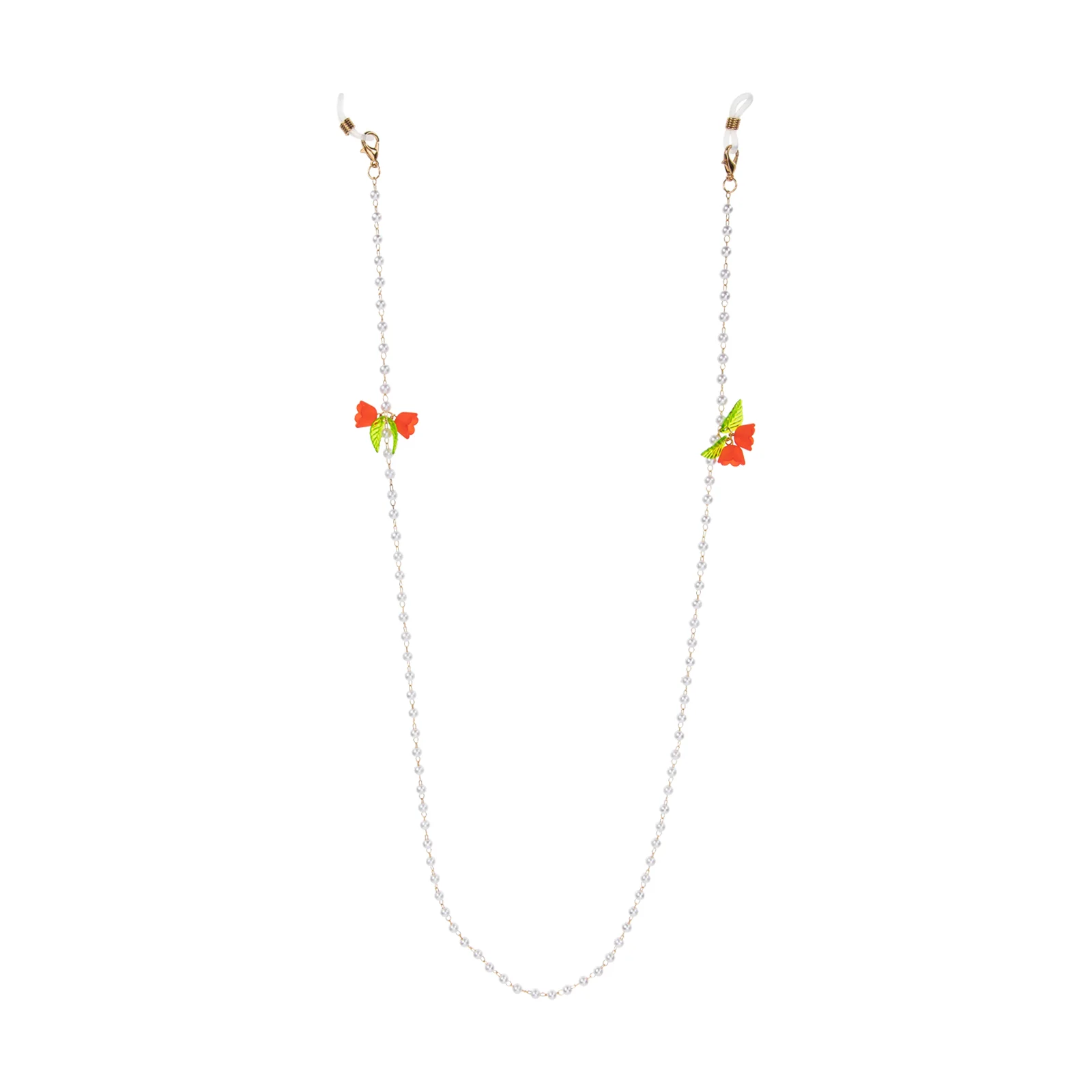 

Fashion Earphone Chain Eyeglass Flower Chain Sunglasses Pearls Chain for Women Girls