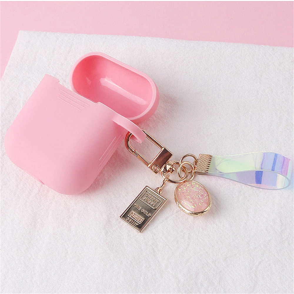 1pc Exquisite Magic Color Leather Cord Keychain Retro Pink Gem Pendant With Key Ring Ladies Handbag Phone Ornaments Accessories
