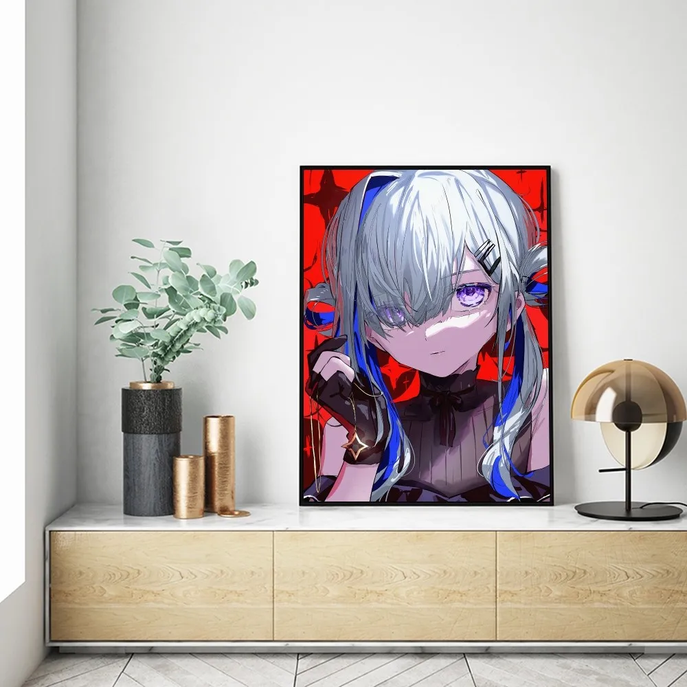 Amane Kanata Hololive Vtube игра аниме постер с бумажным принтом для дома гостиной спальни