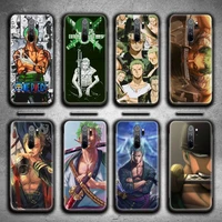 anime one piece zoro phone case for redmi 9a 9 8a note 11 10 9 8 8t pro max k20 k30 k40 pro
