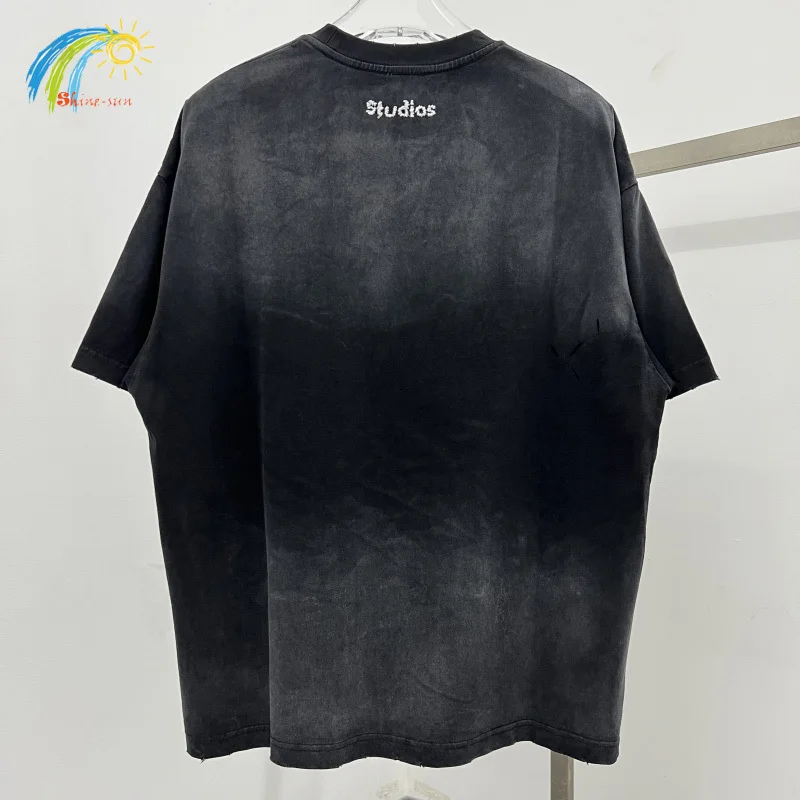 Летняя футболка в стиле хип-хоп для мужчин и женщин Винтажная Футболка оверсайз с
