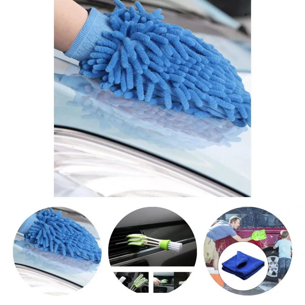 

17 шт./компл. привлекательная хорошо впитывающая щетка для детейлинга автомобиля