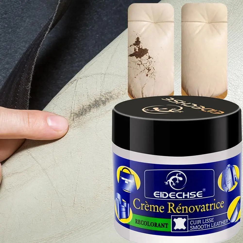 

Leather Vinyl Repair Paste Filler Cream Putty for Car Seat Sofa Holes Scratches Leather Repair Tool Restoration Dropshippin P4I0