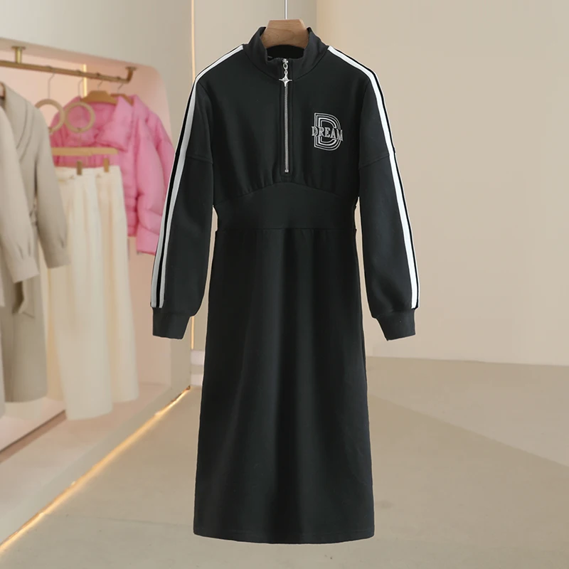 Тяжелая рекомендация [Ka] Утягивающее универсальное модное платье с вышивкой