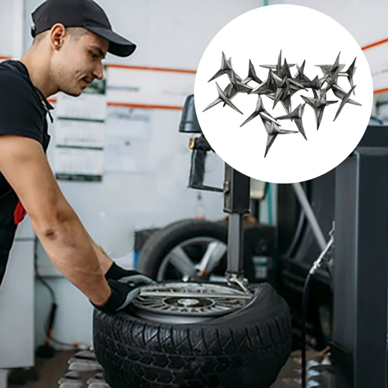 20PCS Tire Tyre Puncture Nail Spikes Rustproof Corrosion Resistant Anti-Theft Security Car Vehicle Auto Nails Accessory