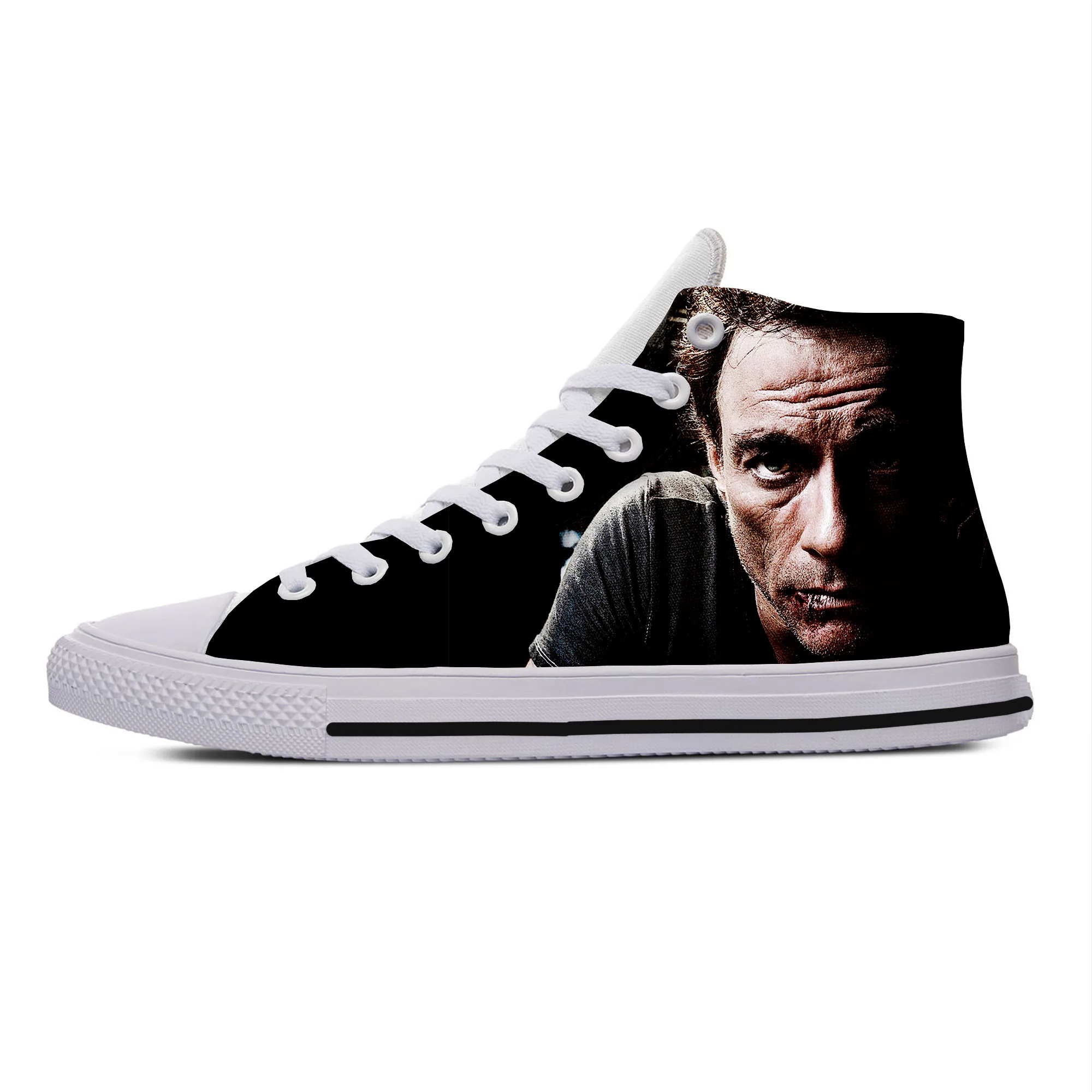 

Hot Fashion Jean-claude Van Damme High Sneakers Men Women High Quality Handiness Latest Casual Shoes Summer High Top Board Shoes