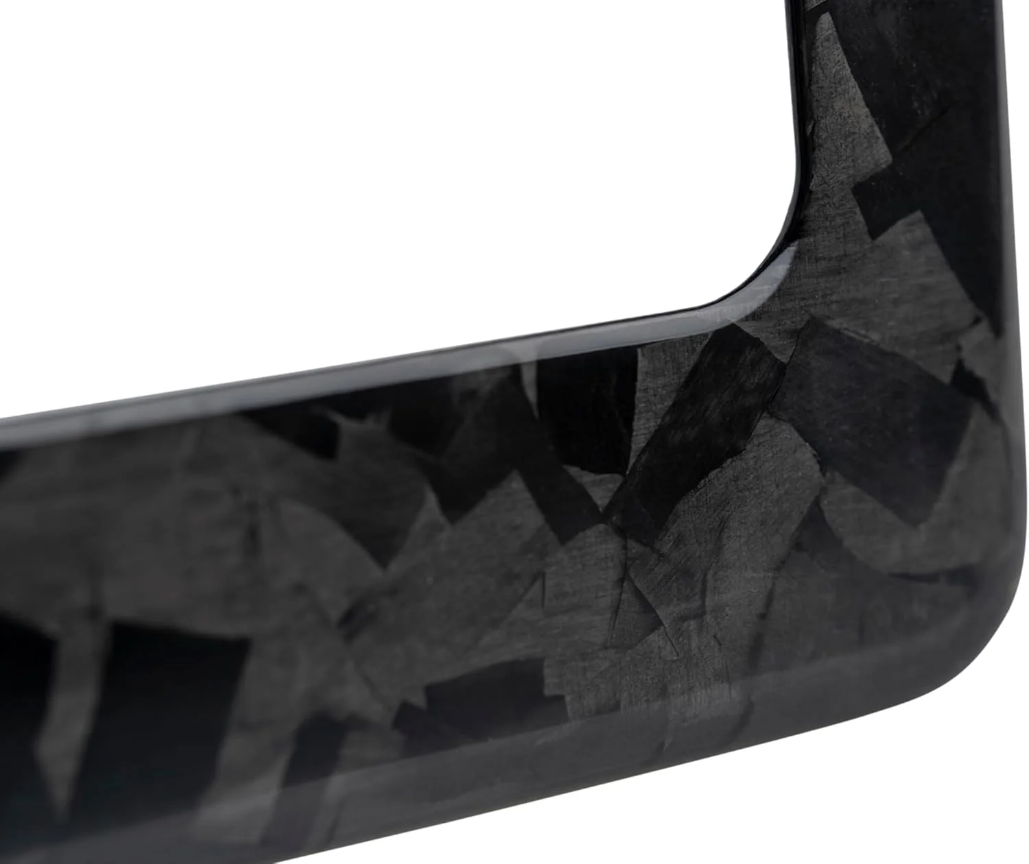 Для Tesla 100% подлинная 3k саржа кованая рамка номерного знака из углеродного волокна