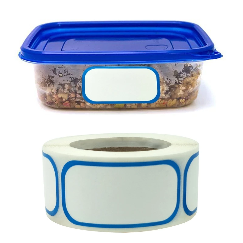 

CPDD 300Pcs Sticky Food Dates Labels Blank Stickers Easily Identify for Glass Jars Cans Plastic Bottles Home Restaurant Use