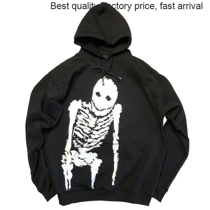 

Роскошный брендовый свободный свитер с капюшоном для мужчин и женщин, универсальная одежда в готическом стиле, с надписью, с вышивкой