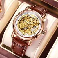 ouqina fashion mens hollow out watch popular mens watch full automatic mechanical watch manufacturer wholesale
