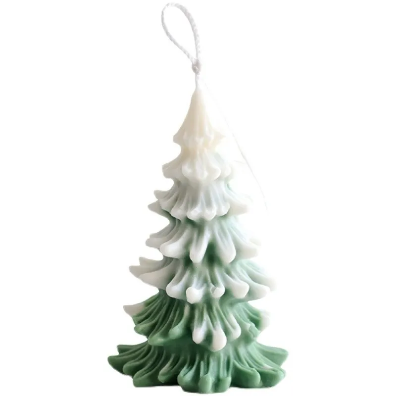 

3D силиконовая форма для рождественской елки, сделай сам, Рождественское украшение, форма для свечи из эпоксидной смолы, форма для свечи, фор...