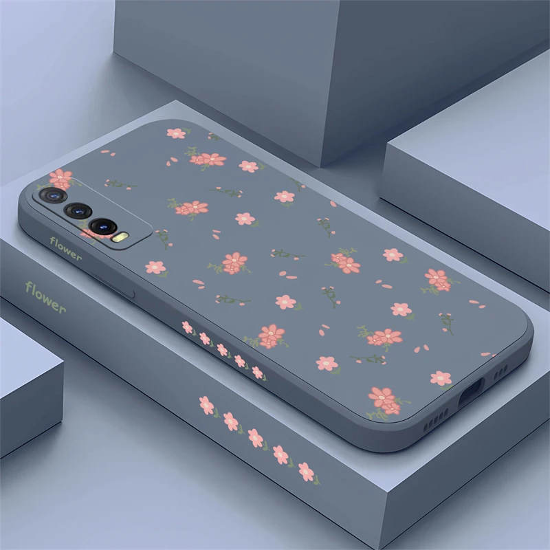 Противоударный чехол для телефона Vivo Y20 Y19 Y17 Y16 Y15S Y02S Y95 Y77E Y74S Y33S Y55 Y53S Y30 Y22 2022 Y21