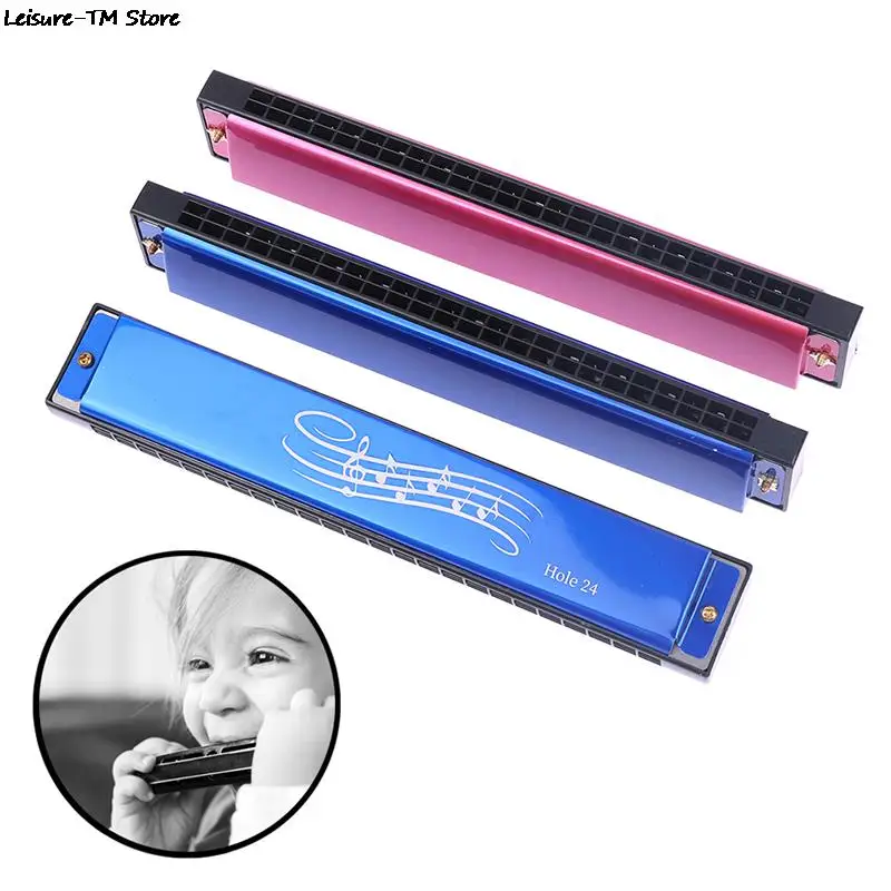 

1 шт. профессиональная гармоника с 24 отверстиями, рот, металлический орган для детей и взрослых, музыкальные игрушки для начинающих