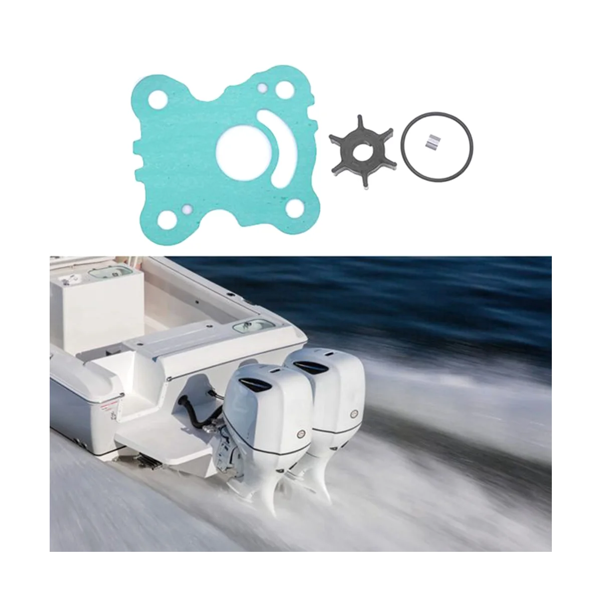 Комплект для ремонта водяного насоса Honda Marine подвесной BF 8 9.9 HP Motors 06192-ZW9-000