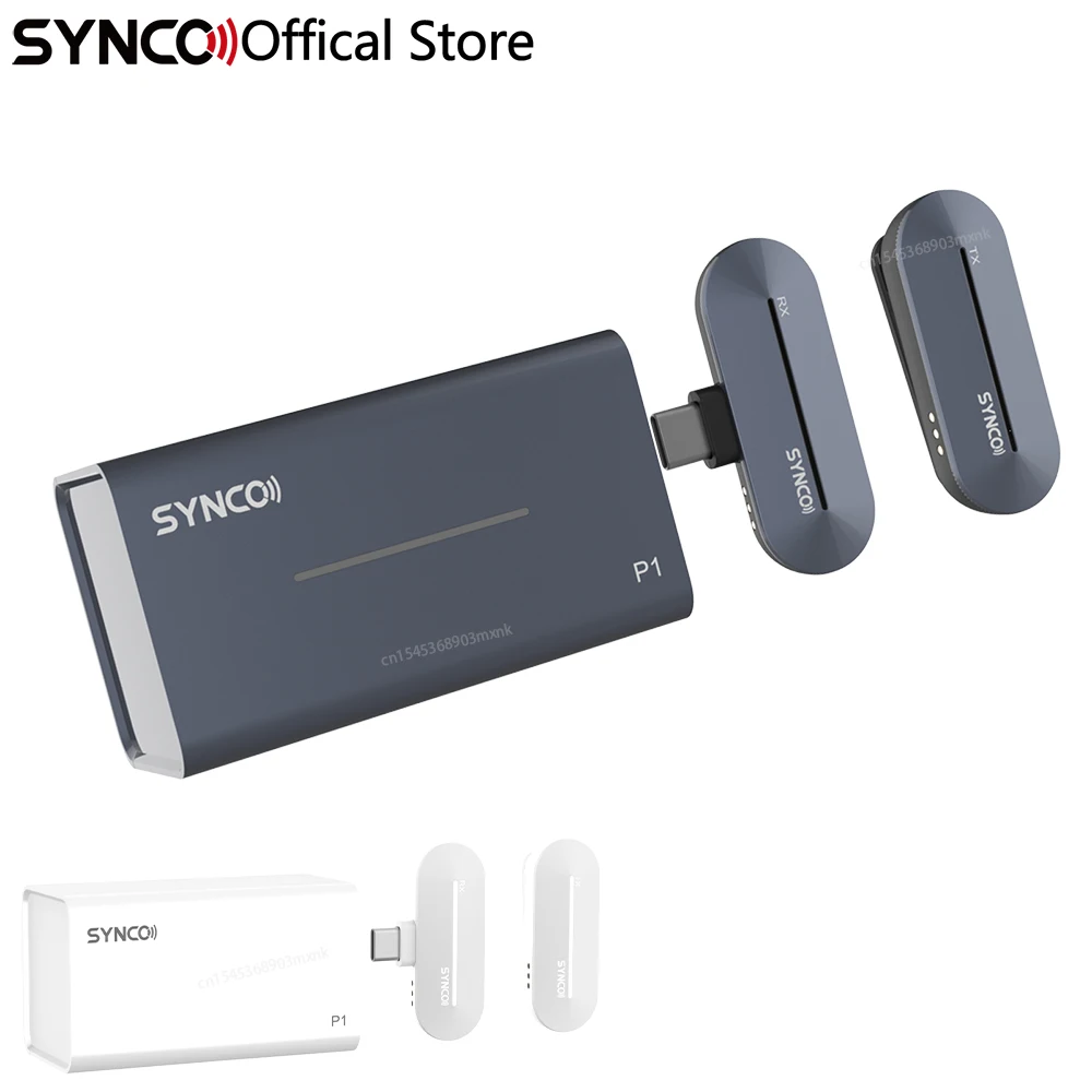 

Беспроводной микрофон SYNCO P1L,P1T,P2L,P2T для смартфона, караоке, аудио-и видеосъемки, профессиональный портативный микрофон с отворотом