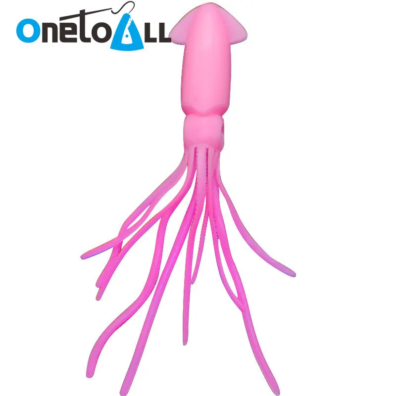 

OnetoAll 10 PCS Soft Squid Skirt Fishing Lure Artificial Plastic Silicone Top Water Swimbait Wobblers Trout Jigging Bass Tackle