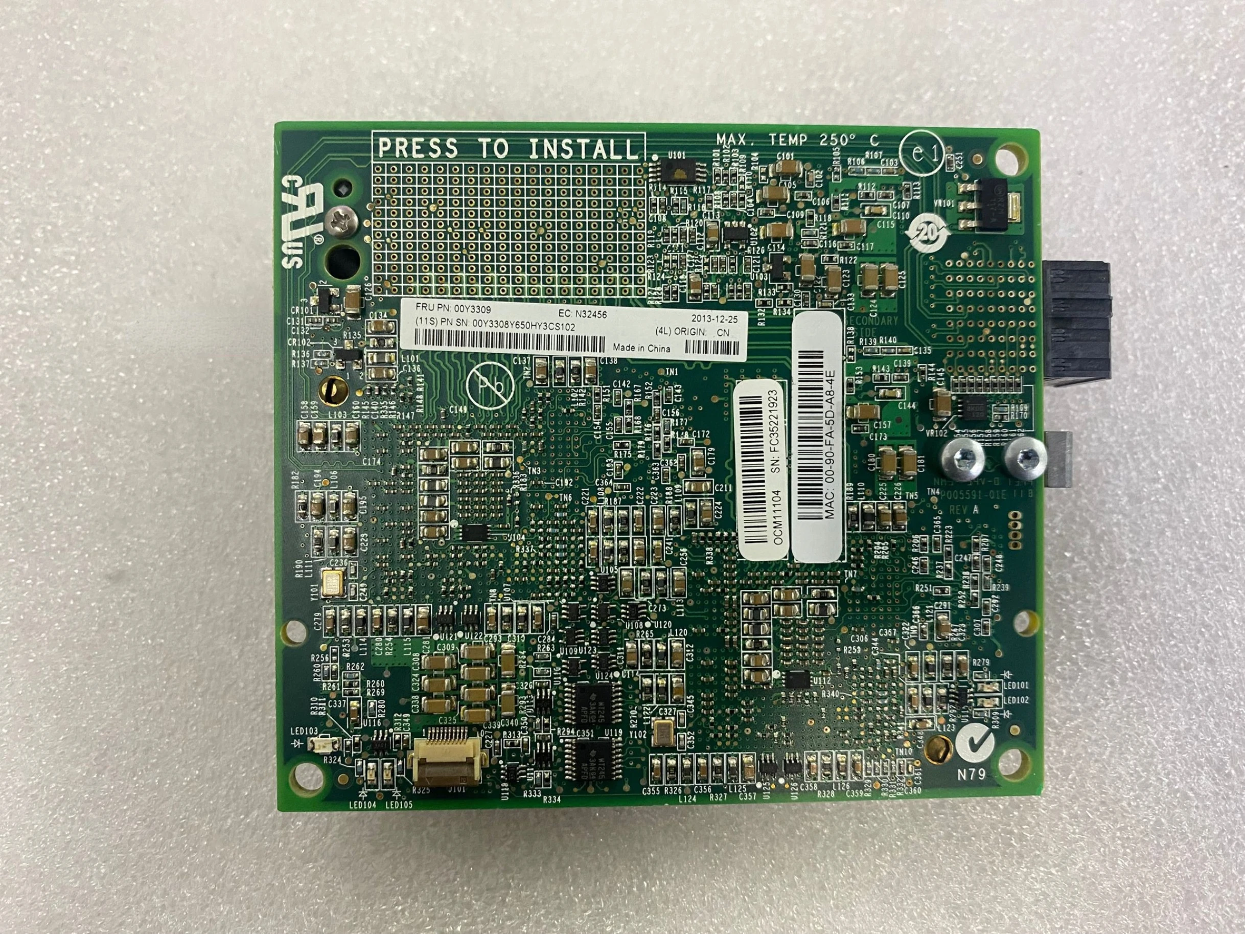 

Оригинальная плата IBM 90Y3557 00Y3309 Flex System CN4054 10 ГБ