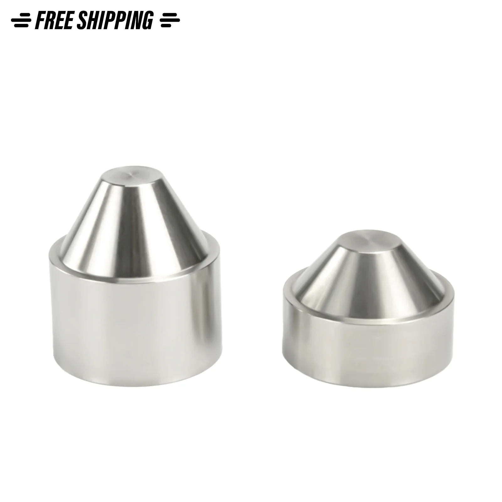 

7.5"L 1.42"OD Full 17-4 Stainless Steel Hoss 3+4 Cone Cups Cleaning Tube Filter 1.375x24 TPI Tube and 1/2x28+5/8x24 End Caps