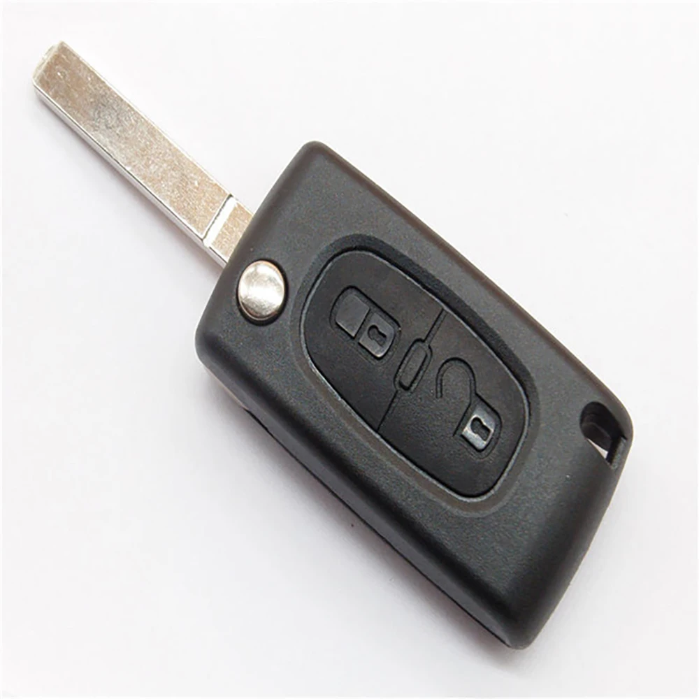

Autodoxxsi 10X For Citroen C2 C3 C4 C6 Berlingo 2 Button Replacement Uncut Flip Key Remote Fob Case Blade Remote Key Shell