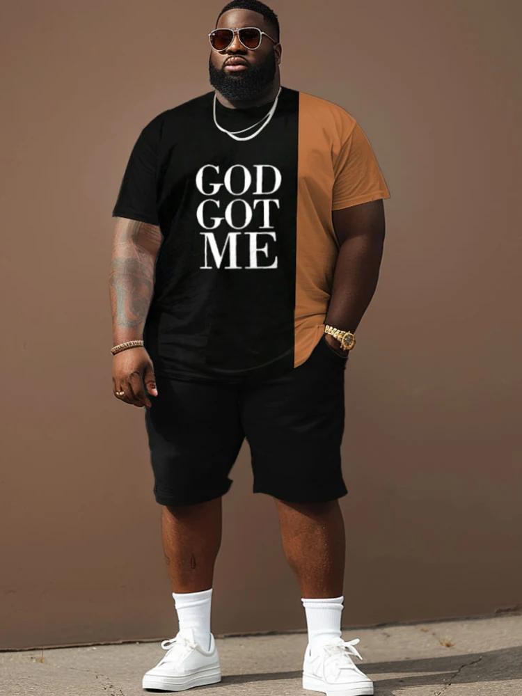 Костюм Biggmans мужской из двух предметов Свободный Повседневный костюм с надписью