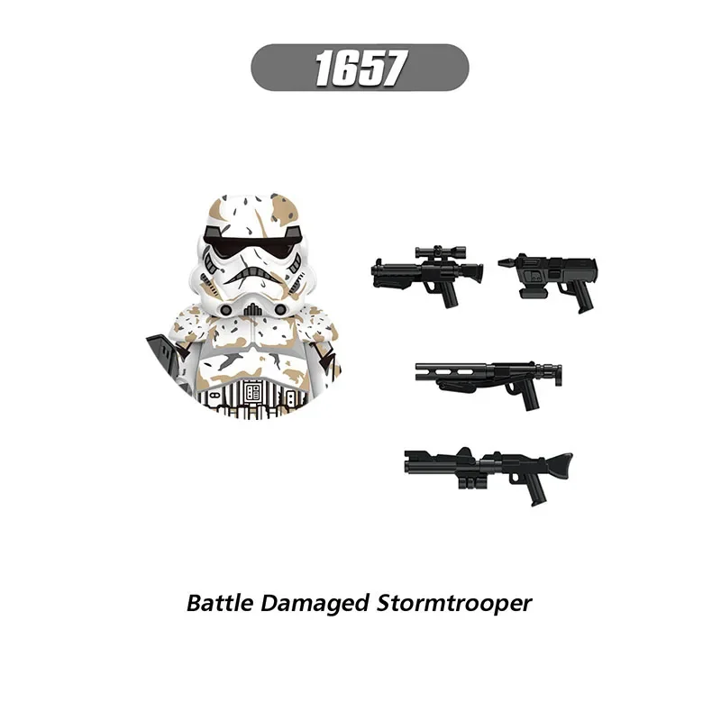 X0307 горячие игрушки звездные войны Клон солдат 501-й полк мини строительный блок