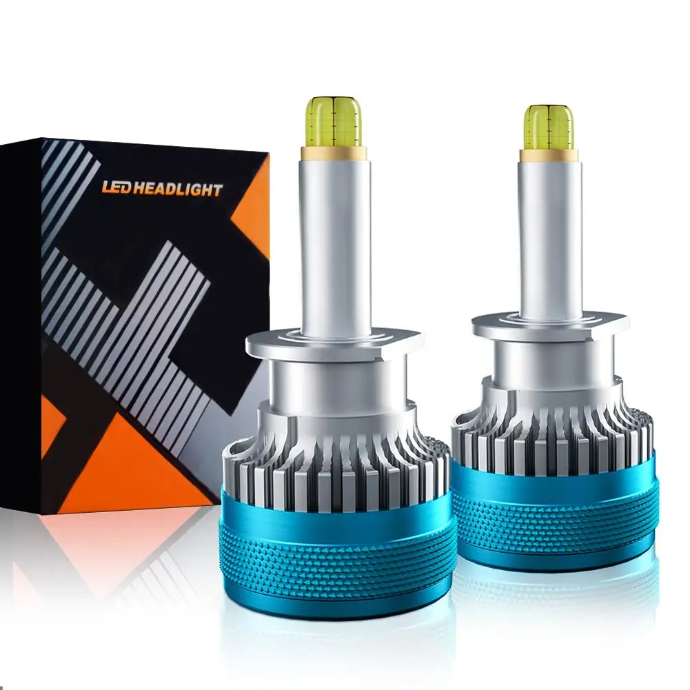 

1 Pair Car Headlight Bulbs V11 Led Headlamp H7 100w 6000k 32000lm Fog Lamp Ip68 Waterproof Fog Light White Auto Modified Parts