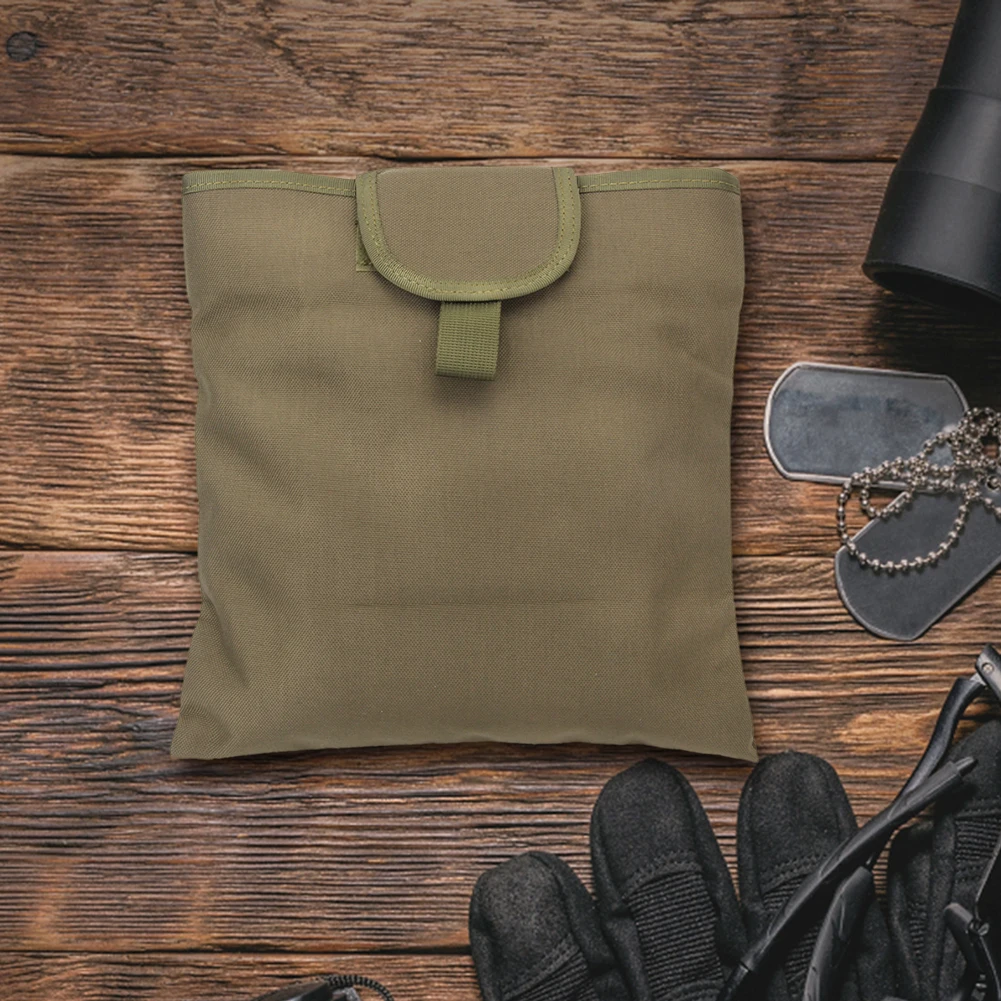 

Tactical Mag Drop Pouch Large Capacity Recycling Bag Adjustable Fixed Rope Folding Tactical Drop Pouch Hunting EDC Tool Bag