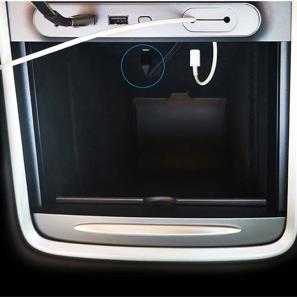 

2022 Новинка для Tesla Model3/Y 2021-2022 док-станция с 3 портами USB разнесённый концентратор расширитель Центрального управления автомобильные аксессу...