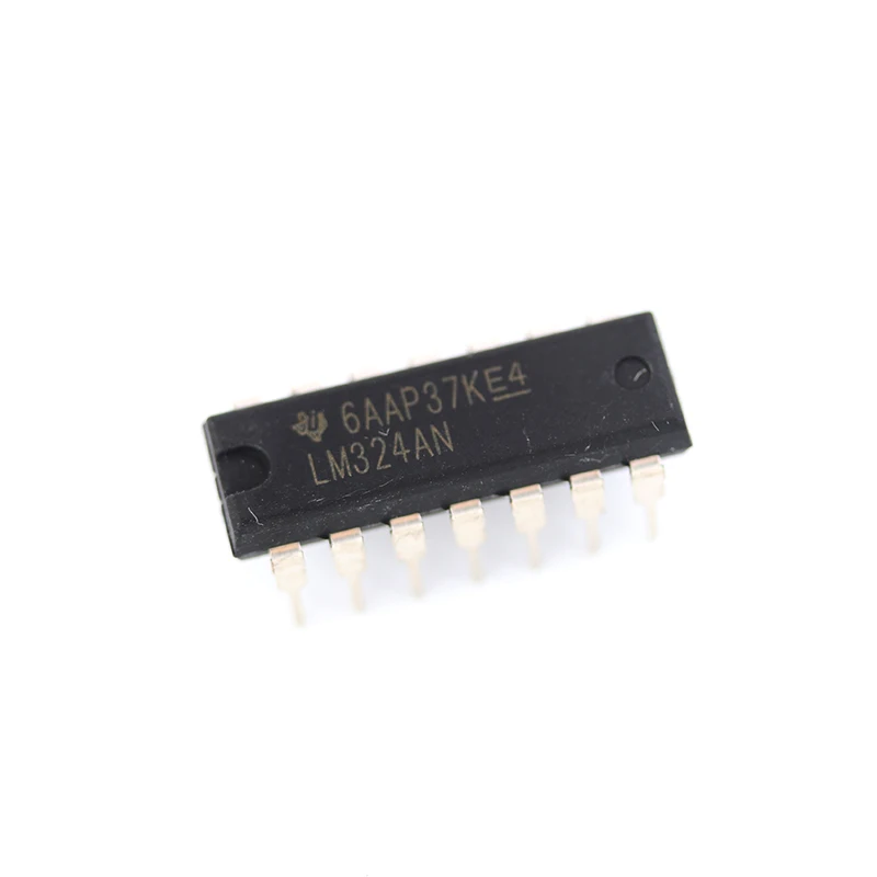 

10PCS/genuine in-line LM324AN PDIP-14 four-way operational amplifier IC chip