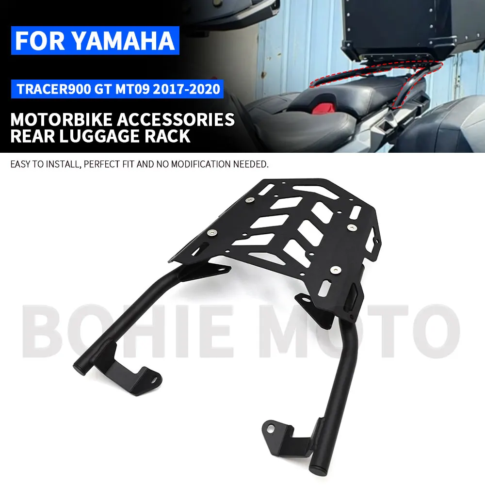 Фото Для мотоцикла YAMAHA Tracer 900 GT, подходит для Tracer900 2018, 2019, 2020 годов, задний багажник, крепление для кофра, держатель для груза №1
