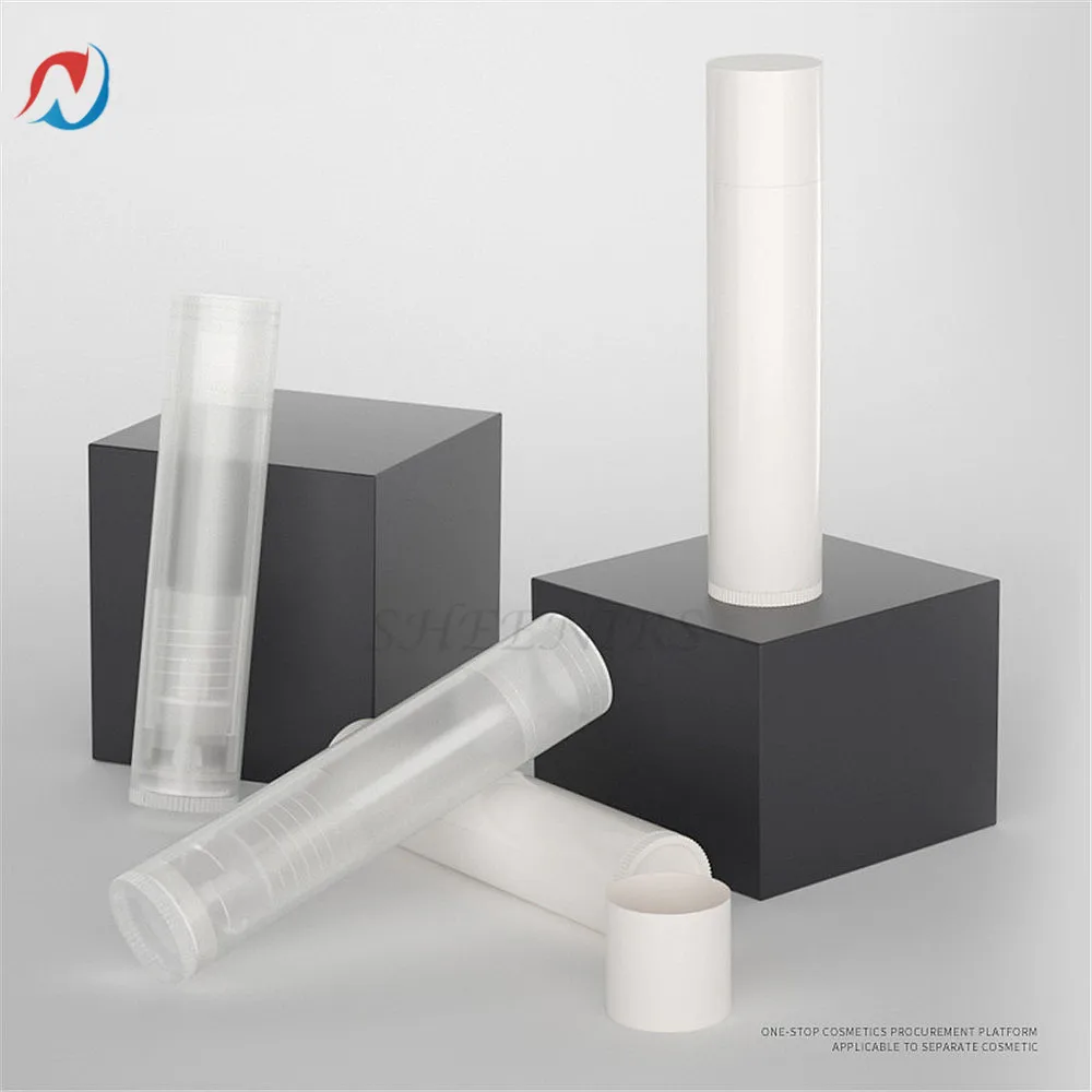 

30 шт., круглые белые прозрачные тюбики для бальзама для губ