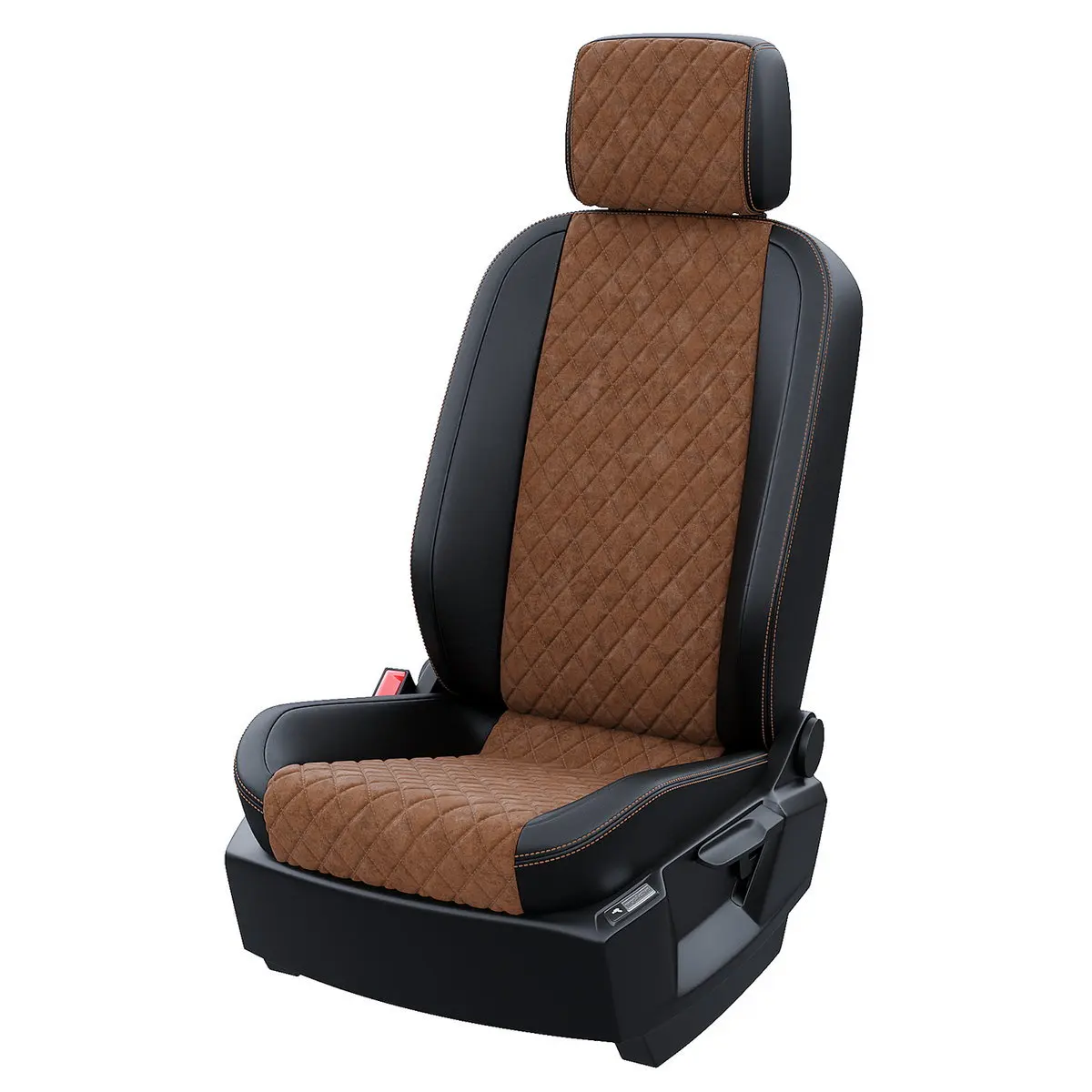 Чехлы на Мицубиси Эклипс 3 1999-2006 Алькантара с ромбом