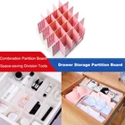 Регулируемый Органайзер с ящиками, ящик-разделитель, разделитель для нижнего белья, носков, домашняя комбинированная пластиковая разделительная доска