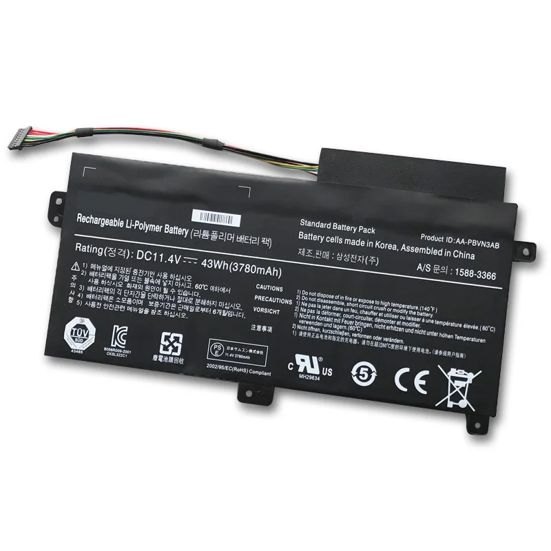 Новый оригинальный аккумулятор UGB для SAMSUNG NP370R4E NP370R5E NP370R5V NP450R4E NP450R5E NP450R4V NP450R5V NP470R5E