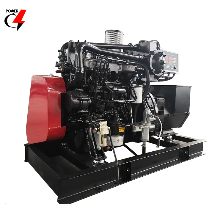 Маленький бесшумный переносной генератор с охлаждением морской воды 40 кВт