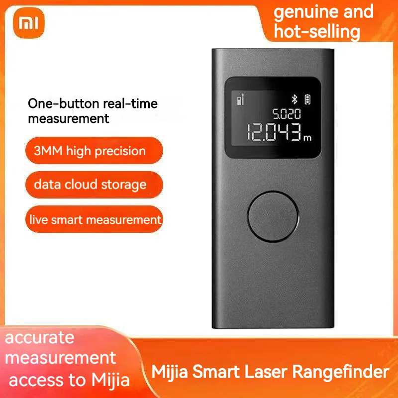 

Xiaomi Mijia Smart Laser Range Finder Tape Measure Work With Mi Home APP Laser Rangefinder Real time Distance Meter LCD Display