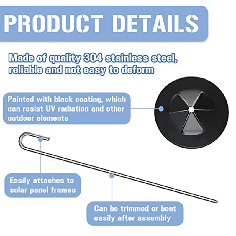 Панель солнечных батарей крепежные элементы из нержавеющей стали для солнечной