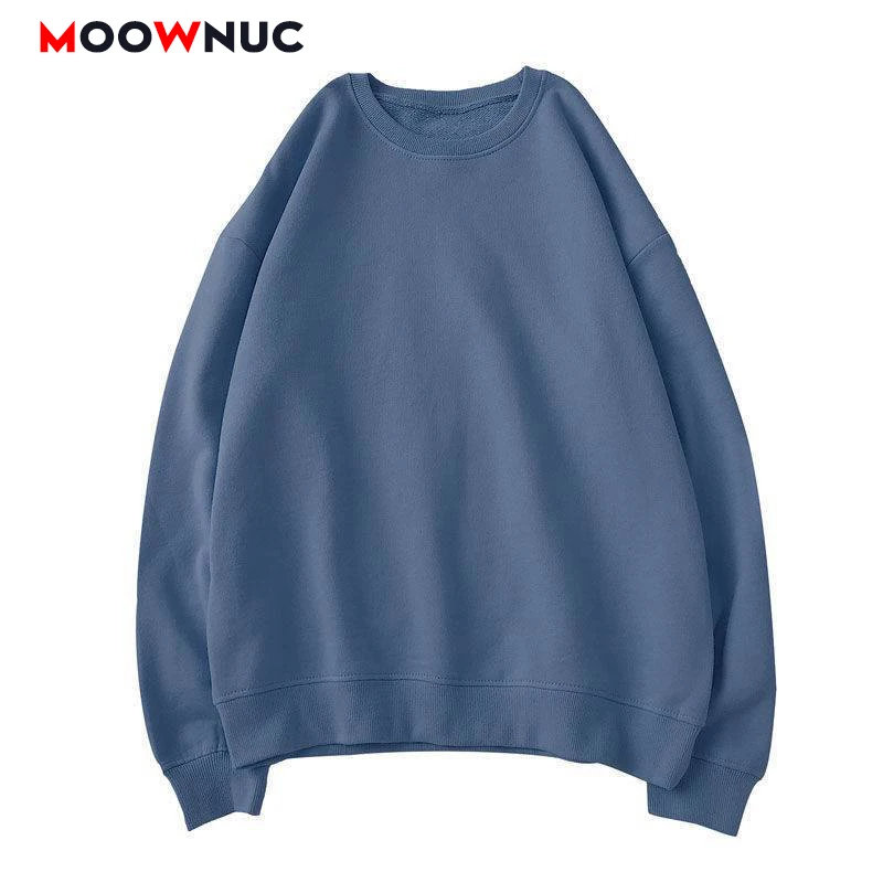 

Hoodies For Men 2022 Spring Fashion Autumn Loose New Sport Casual Pullover Hombre Student Solid Long Sleeve Male Youth MOOWNUC
